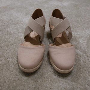WIDE - Tan Lifestride Keaton Espadrille Sandals